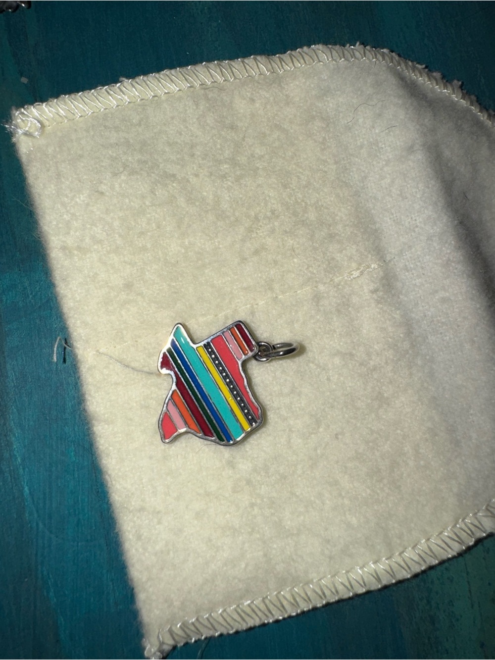 James Avery Multicolor serape Texas Charm